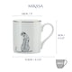 image 6 of Mikasa Cheetah Straight-Sided Porcelain Mug, 280ml | White