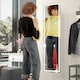 image 2 of HOMCOM Full Size Body LED Mirror, Dimmable Lighted Mirror for Bedroom