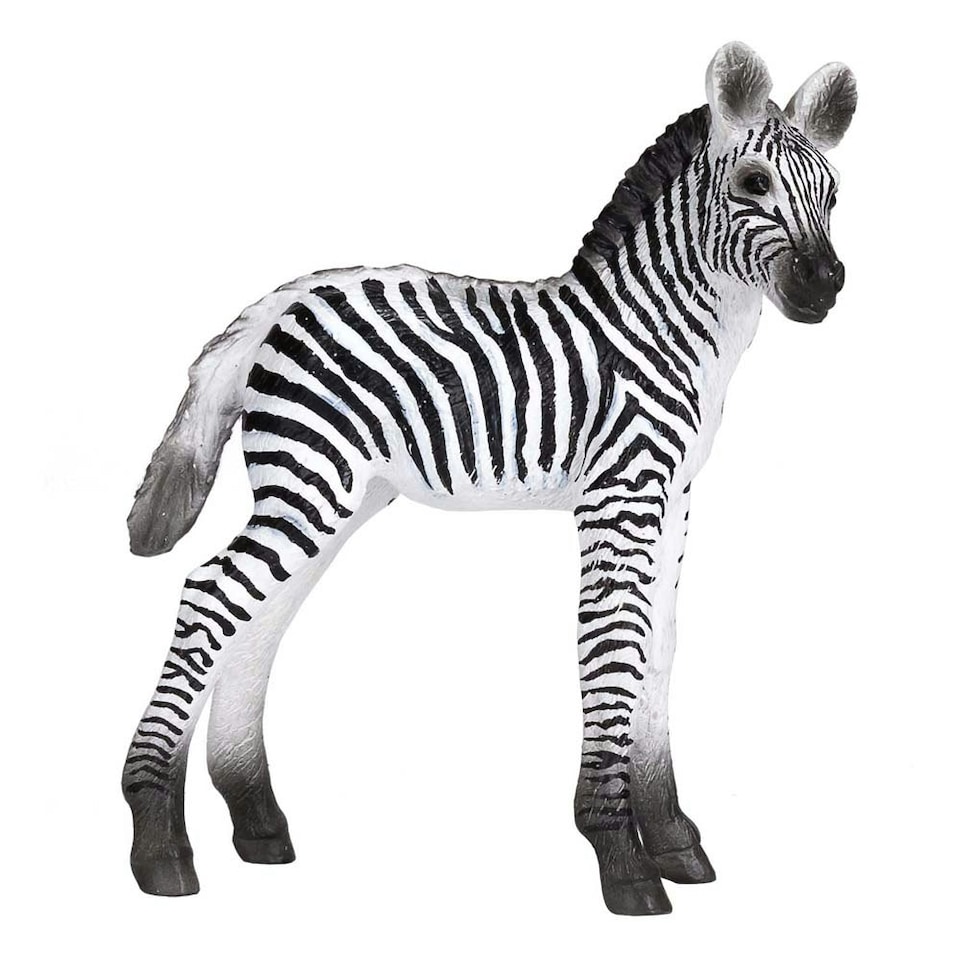 image 1 of MOJO Wildlife & Woodland Zebra Mare Toy Figure, Black/White (387393)