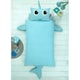 image 1 of Under The Sea Narwhal Duvet Cover Set - Blue - Single Blue | Single
