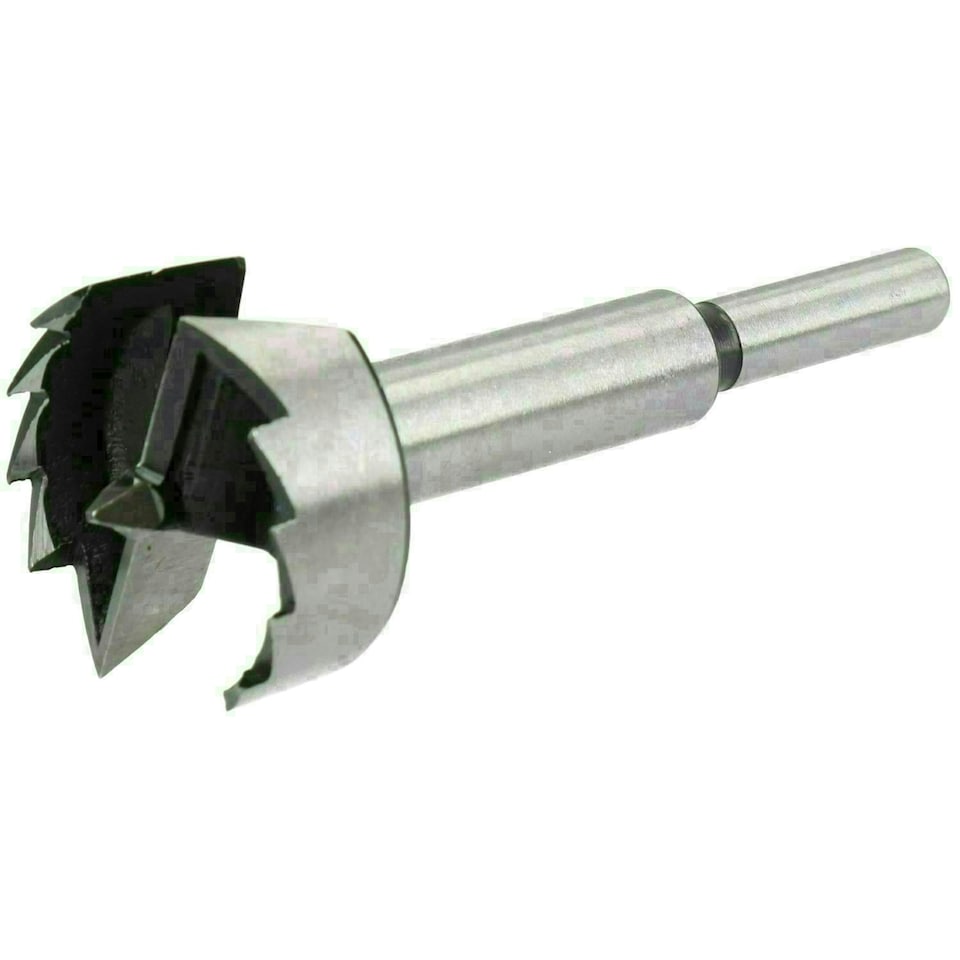 image 1 of 35mm Forstner Bit 3/8" Shank Boring Hole Cutter Flat Wood Drill Bit Woodworking