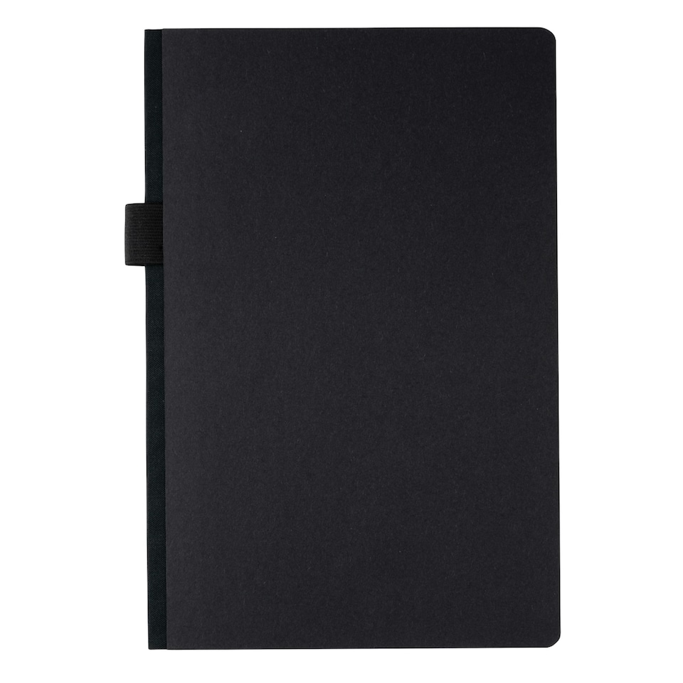image 1 of XD Collection Deluxe Kraft Hard Cover A5 Notebook - Black - One Size