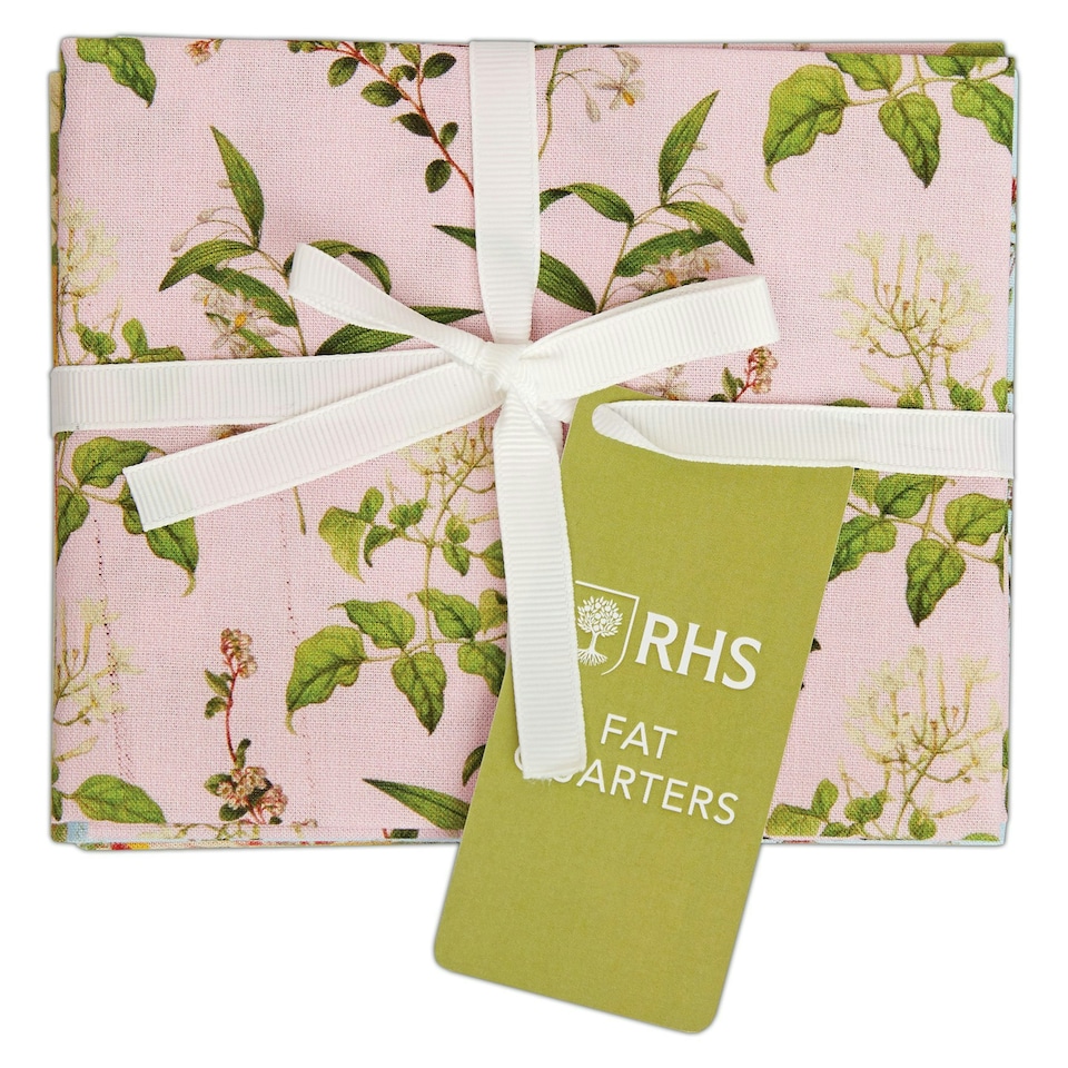 image 1 of RHS Fat Quarter Fabric Bundle, Edwards, 45 x 56cm