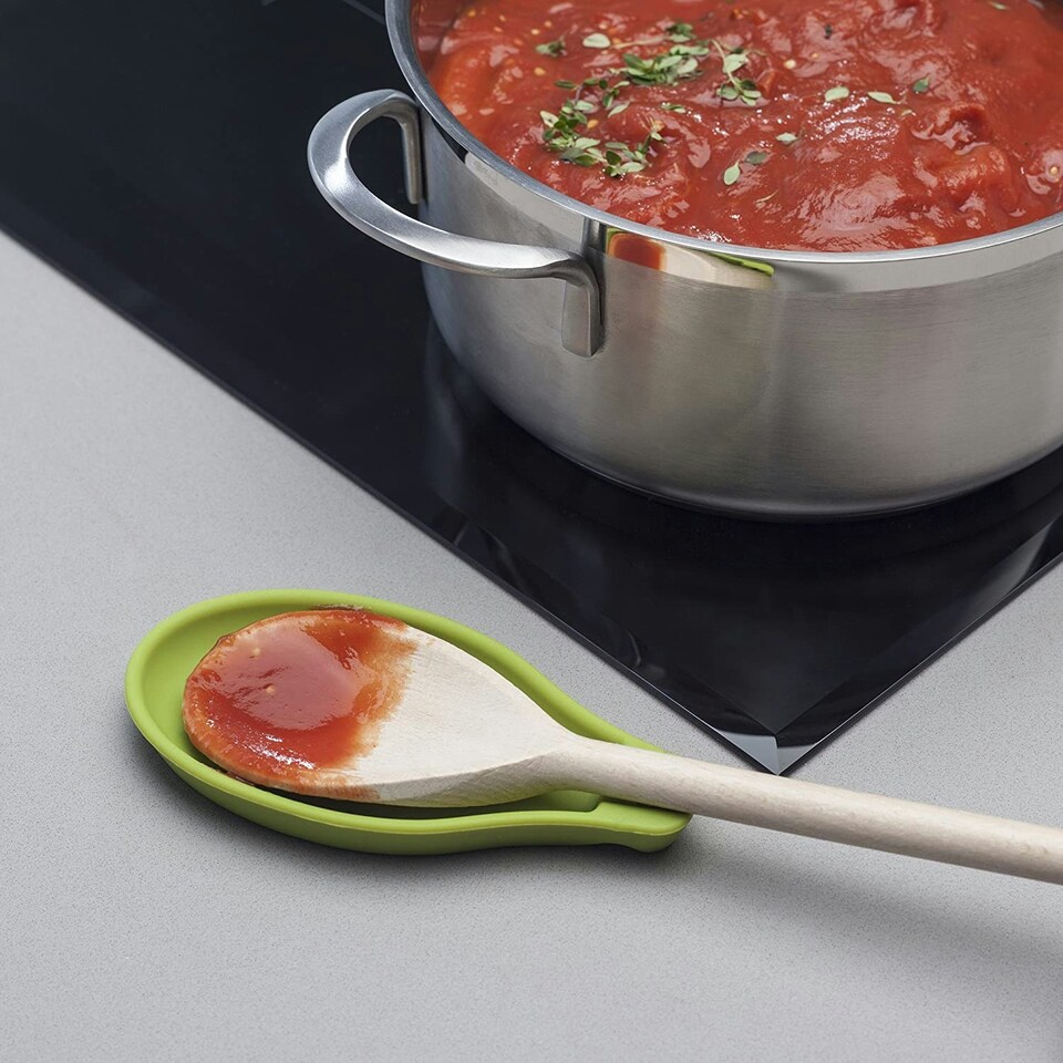 image 1 of Zeal Silicone Spoon Rest, Lime