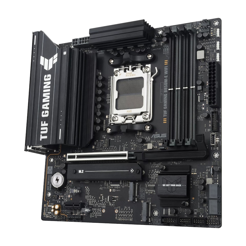 image 1 of ASUS TUF GAMING B850M-E WIFI AMD B850 Socket AM5 Micro-ATX Motherboard - 90MB1LS0-M0EAY0