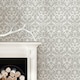 image 2 of NuWallpaper NU1699 Ironwork Peel & Stick Wallpaper, Grey Multi