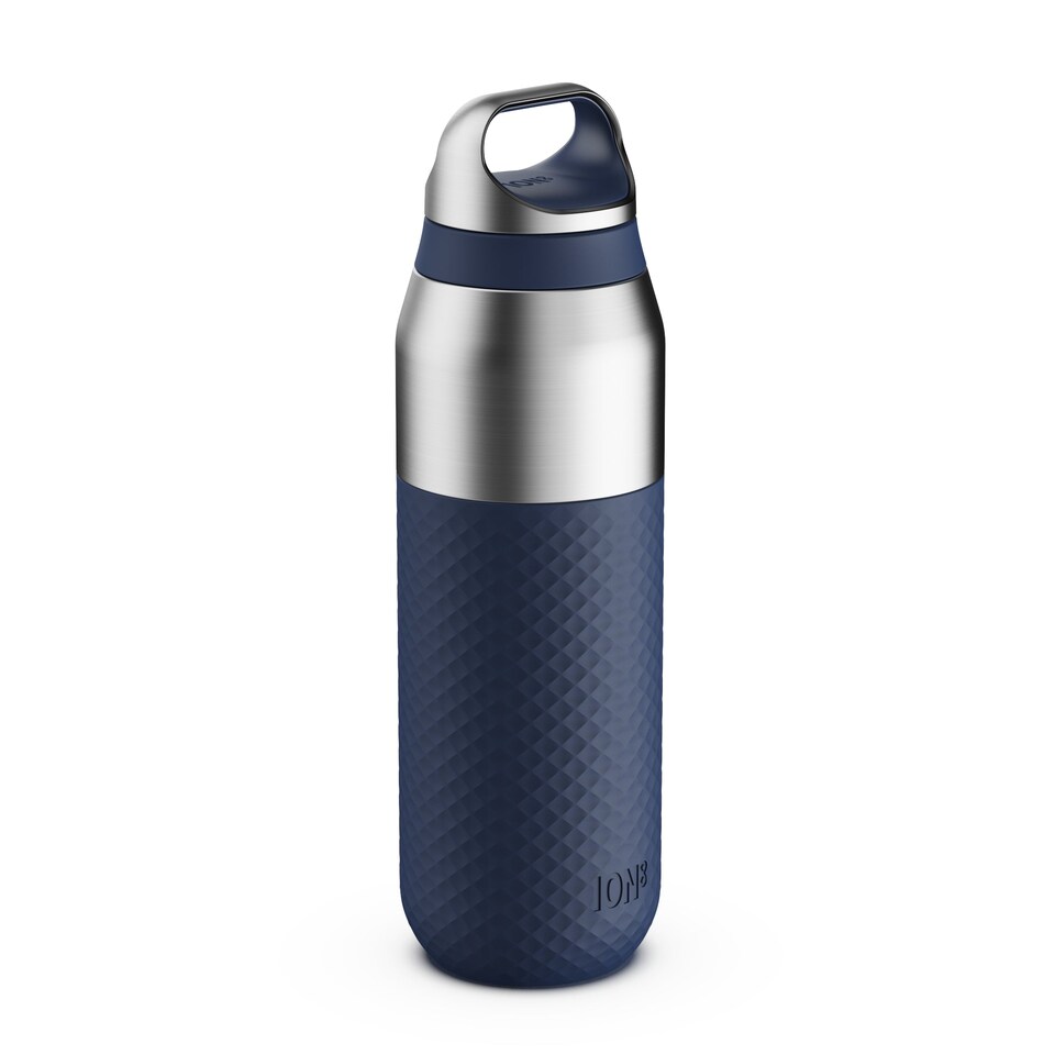 image 1 of ION8 ROAM Insulated Steel Water Bottle, Rubberised, 485ml / 16oz