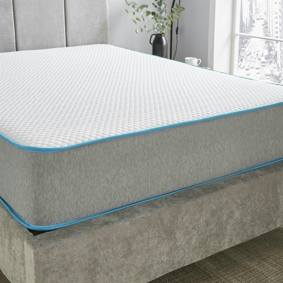 image 1 of Premium Comfort Bubble Hybrid Mattress - 23cm Deep, Soft/Medium Firmness Grey | Double