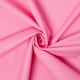 image 4 of Homescapes Pure Cotton Plain Light Pink Fabric 150 cm Wide | Pink | 150cm(60") wide, sold per metre length