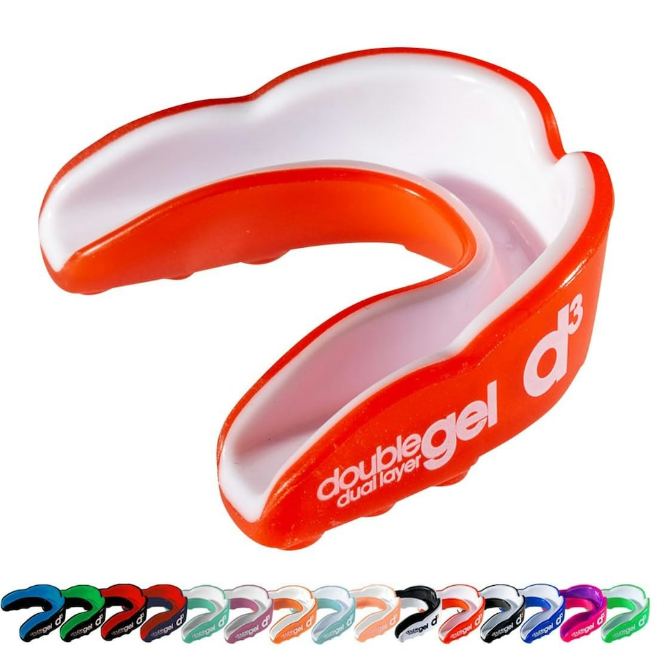 D3TAPE MOUTHGUARD RED / WHITE YOUTHS - Cartasport - D3MGY5 N/A