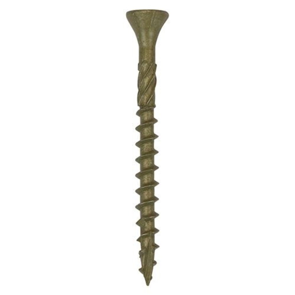 image 1 of Timco - C2 Deck-Fix Premium Decking Screws - TX - Countersunk - Exterior - Green (Size 4.5 x 65 - 250 Pieces)