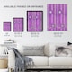 image 3 of Purple Floral Vintage Pattern Japan Wall Art Print Furuya Korin 12x16"