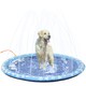 image 1 of PawHut 170cm Splash Pad Sprinkler for Pets Dog Bath Pool Non-slip Outdoor Blue