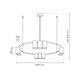 image 5 of Milagro Pendant Light (Circle) Genesis Black Gold 10xGU10