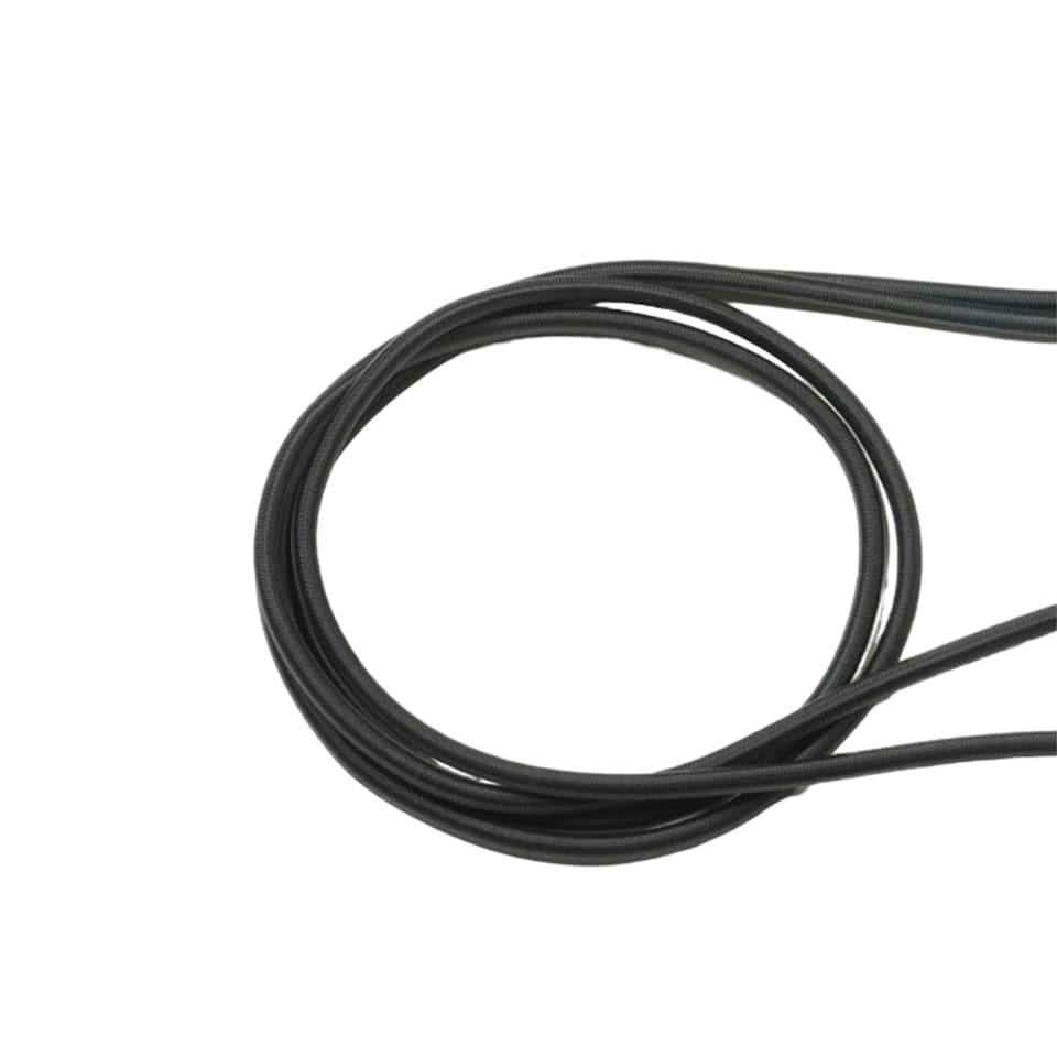 image 1 of Shires Elastic Training Horse Reins - Black - 6mm