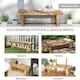 image 6 of Outsunny 1.1M Outdoor Garden Bench Patio Loveseat Fir Wood 2 Person