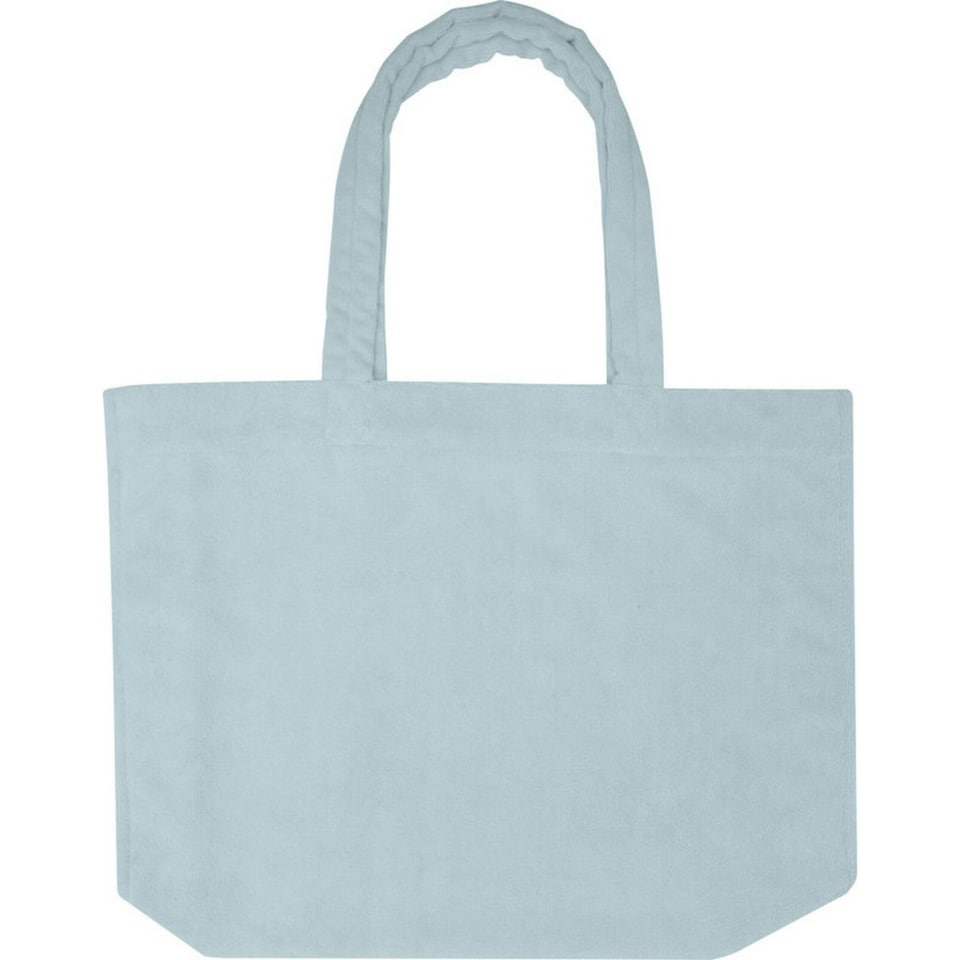 image 1 of Floso Siam Terrycloth Beach Recycled 13L Tote Bag - Cloud Blue - One Size