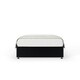 image 2 of Graphite Plush Velvet No Drawer Divan Base Super King