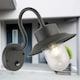 image 5 of Montford - Black Motion Sensor Outdoor Wall Light | Black | Clear | 1