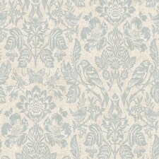 Holden Decor Hawthorn Meadow Blown Vinyl Textured Wallpaper | Blue | Blue | 1