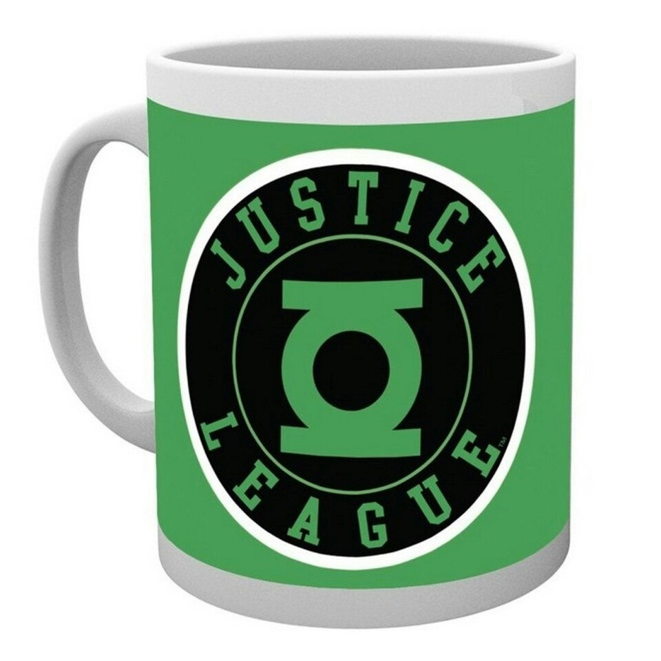 image 1 of Justice League Green Lantern Mug - White/Green/Black - One Size