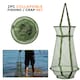 image 7 of 2pc Collapsible Fishing Mesh Traps Folding Fish, Crab & Crabbing Nets Basket