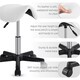 image 4 of Yaheetech Adjustable Salon Chair for Massage | White