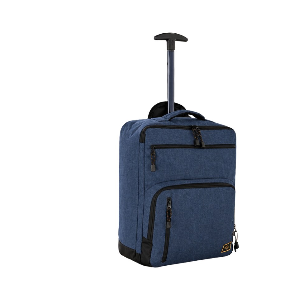 image 1 of Telescopic Handle Carry-On Bags - Navy