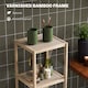 image 4 of HOMCOM 4-Tier Bamboo Bathroom Storage Shelves, Freestanding Storage Shelving Unit, Multifunctional Display Plants Stand Shelf Rack Organiser, Natural | Brown | Natural wood finish