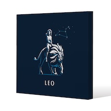 Zodiac leo (canvas) / 114 x 114 x 4cm | Multi