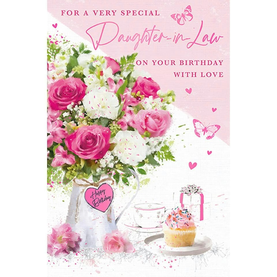 Words 'n' Wishes Daughter In Law Birthday Card