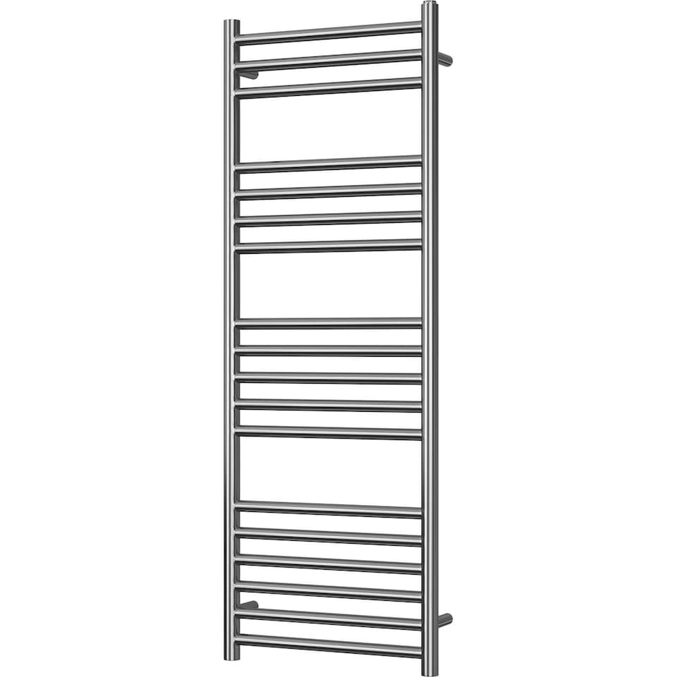 image 1 of Aston Straight Heated Towel Rail Bathroom Radiator Stainless Steel (H) 1200mm x (W) 400mm