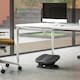 image 8 of HOMCOM Adjustable Under-Desk Footrest Height Angle Tilt Anti-Slip, Grey 