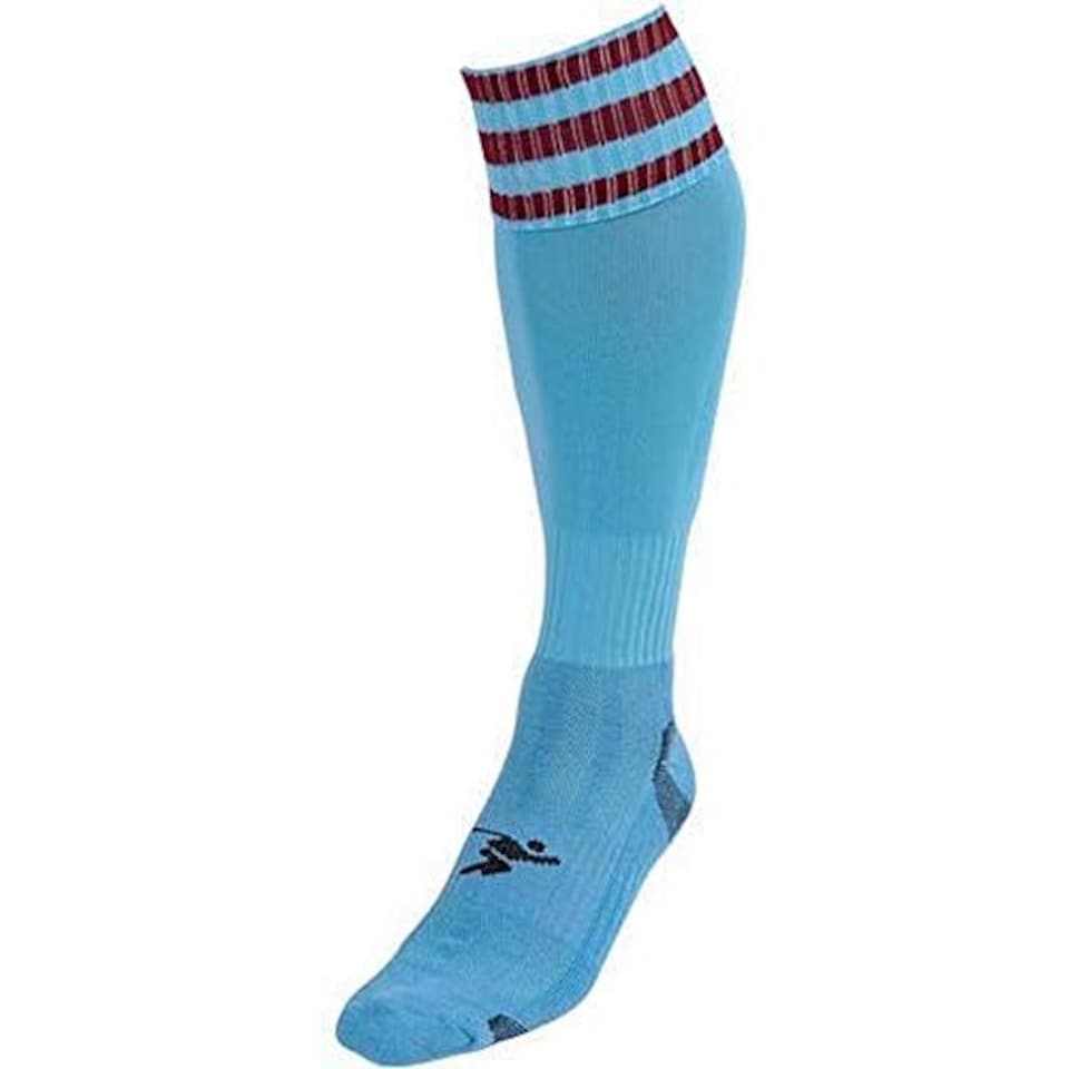 image 1 of Pt 3 Stripe Pro Football Socks Boys Navy/White