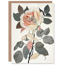 Floral Elegant Bloom Nature Bright Bold Woman Her Birthday Card