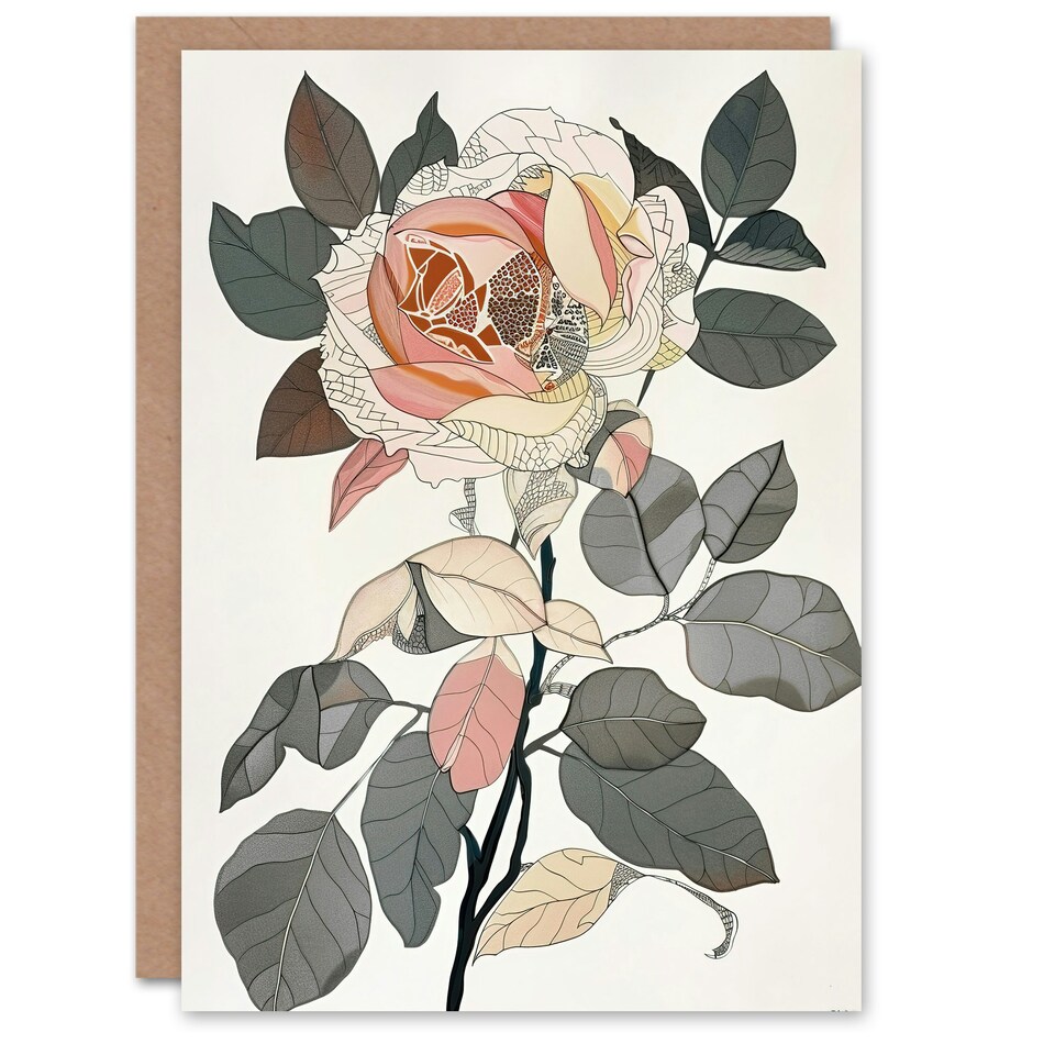 image 1 of Floral Elegant Bloom Nature Bright Bold Woman Her Birthday Card