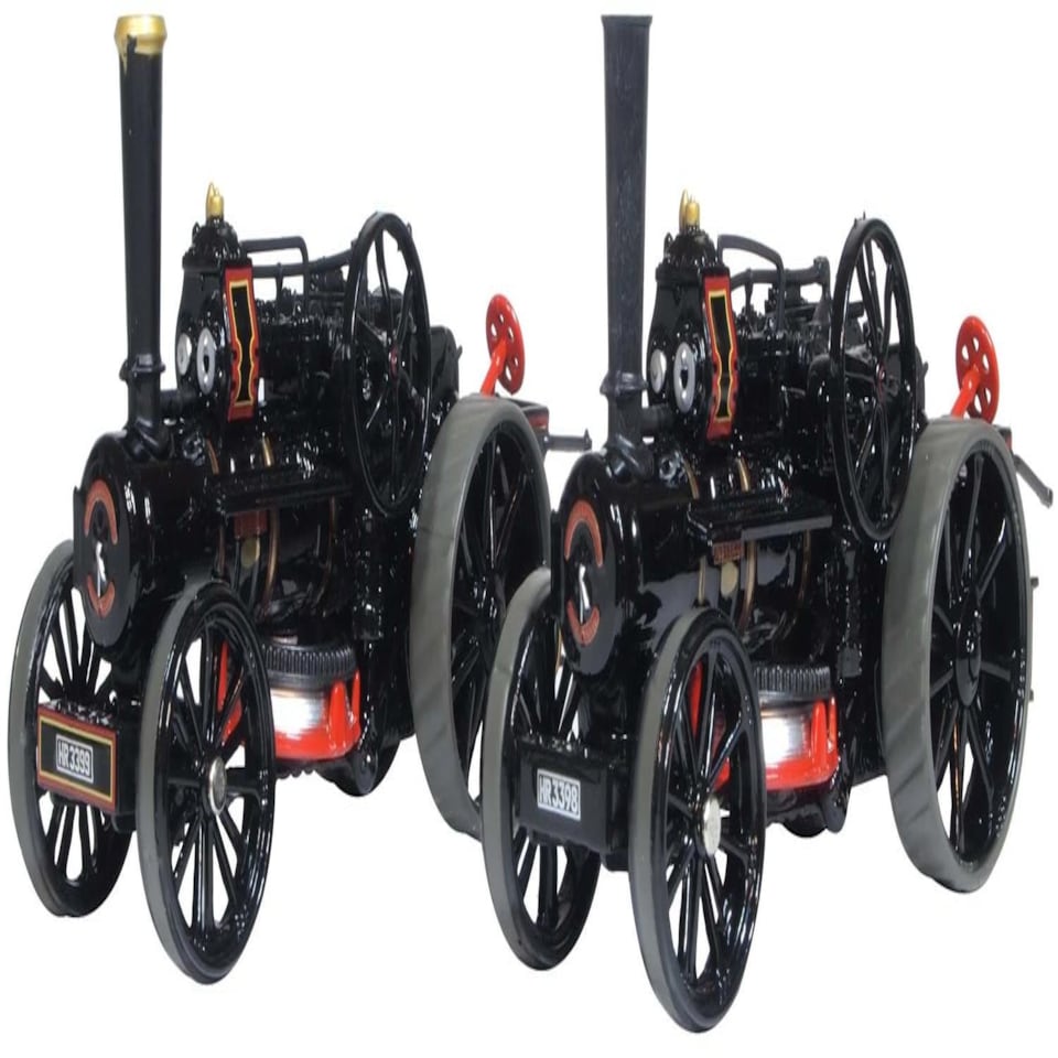 Oxford Diecast Fowler BB1 Ploughing Engine x 2 Master & Mistress