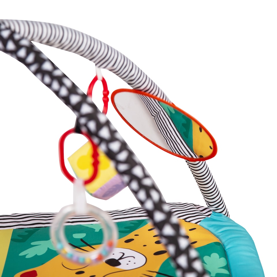 image 1 of Red Kite Padded Play Gym - Wild Safari | Green | Wild Safari | One Size | 1