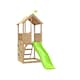 image 1 of Treehouse Wooden Play Tower, with Wavy Slide & Climbing Wall - FSC® certified