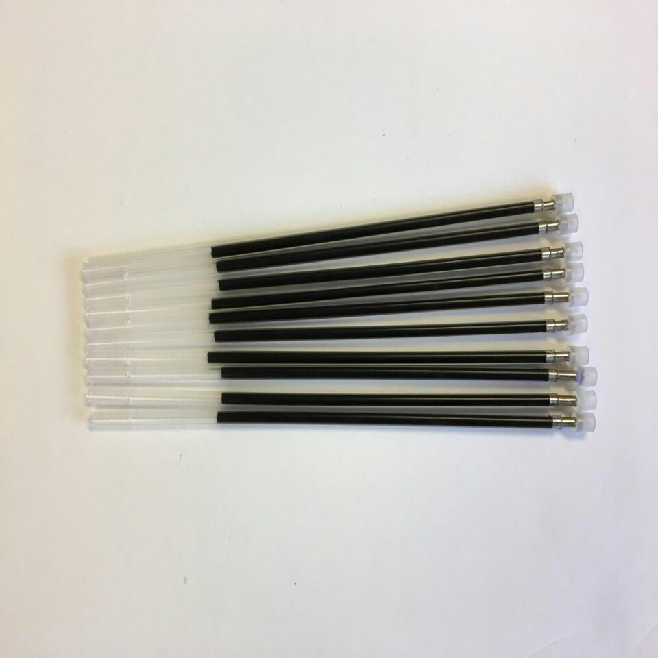 image 1 of Pack of 10 Blue 13cm Ballpoint Pen Refills by Janrax