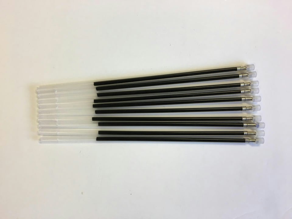 image 1 of Pack of 10 Blue 13cm Ballpoint Pen Refills by Janrax