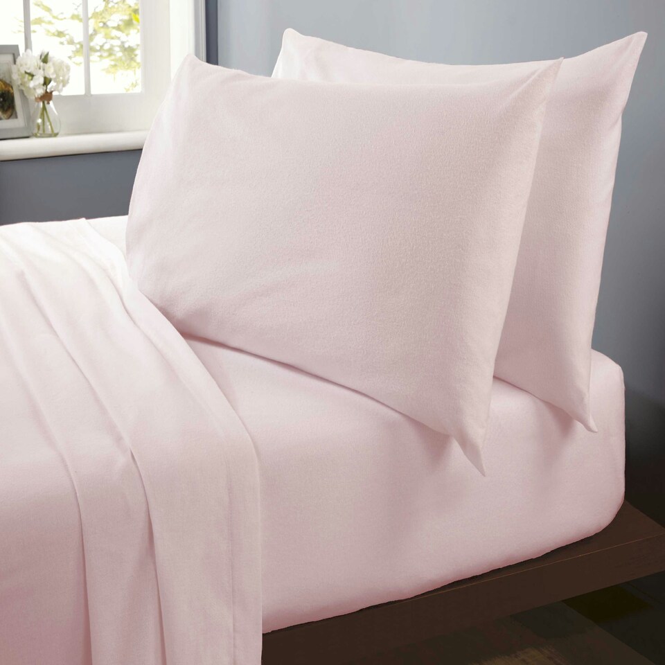image 1 of So Soft Microfibre 180 Thread Count Sheet Set Pink | Single
