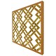 image 4 of Gold geometric chain (Picture Frame) Grey | L