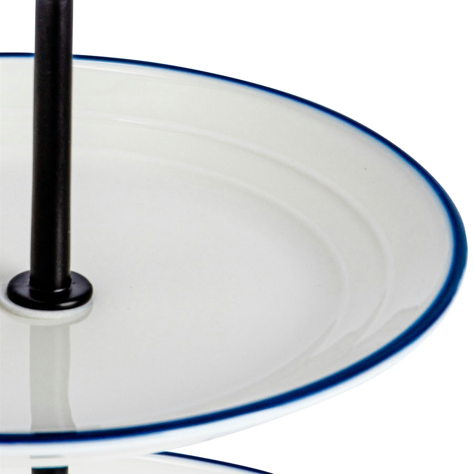 image 1 of Nicola Spring White Farmhouse Cake Stand - 21cm White