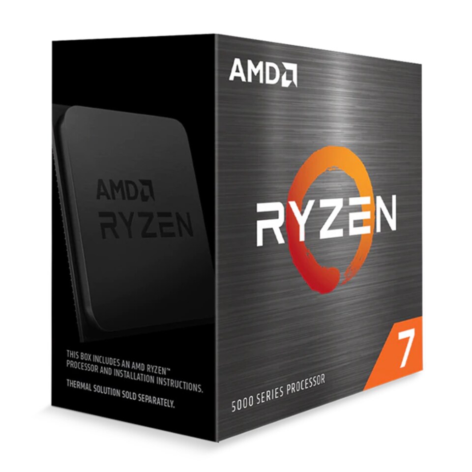 AMD Ryzen 7 5800X Socket 8-Core 105W 36MB Cache 5th Gen 16 Threads AM4 Processor