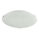 image 5 of Traditional White Alabaster Circular Glass IP20 Flush Ceiling Light Fitting