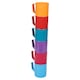 image 1 of 6 Set 260ml Plastic Mug Tumbler Cup & Handle Party BBQ Microwave Dishwasher Safe | Multi | 1 of Each Colour
