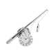 image 2 of Wm.Widdop Miniature Clock Fishing Pole - Satin Silver Finish Silver