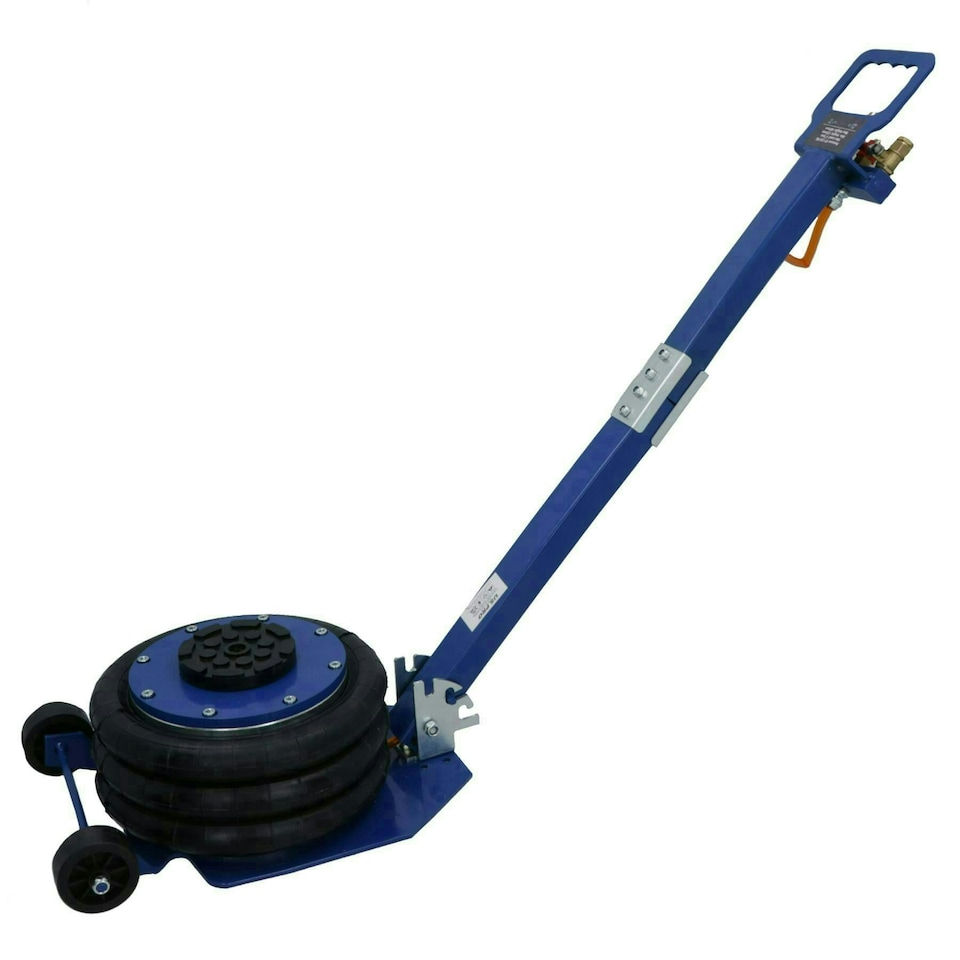 image 1 of 3 Ton Car Van Air Pneumatic Triple Air Bag Trolley Lifting Jack 135 - 400mm Height
