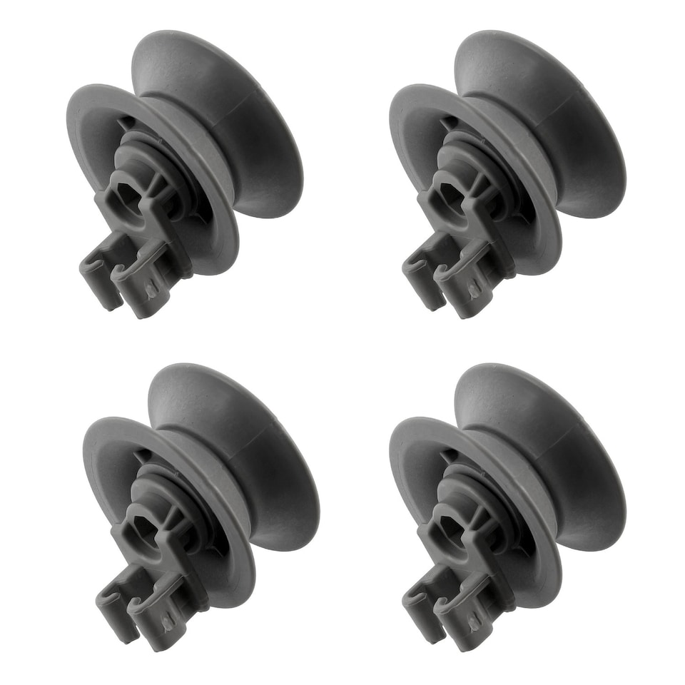 image 1 of Reliapart Upper Basket Wheel 4 Pack Compatible for Siemens SN SE SX Series 00611666